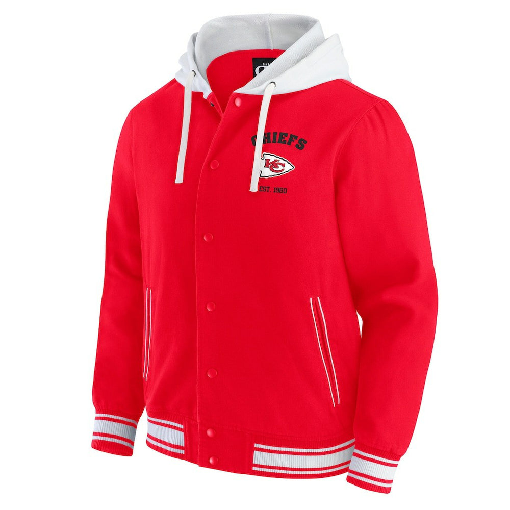 Fanatics Kansas City Chiefs Darius Rucker Collection Full-Snap Hoodie Jacket Red