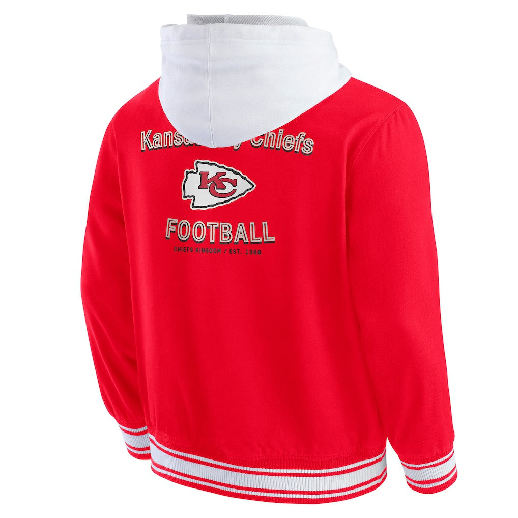 Fanatics Kansas City Chiefs Darius Rucker Collection Full-Snap Hoodie Jacket Red