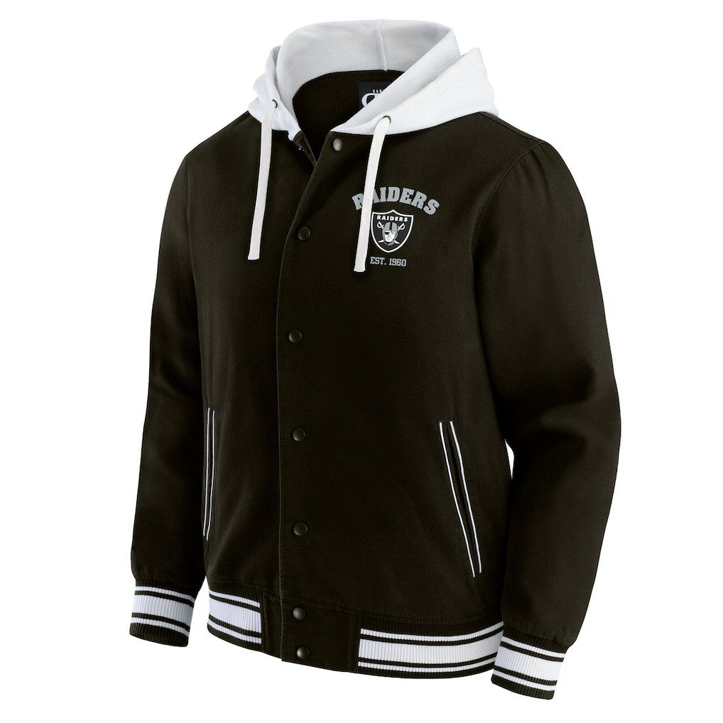 Fanatics Las Vegas Raiders Darius Rucker Collection Full-Snap Hoodie Jacket Black