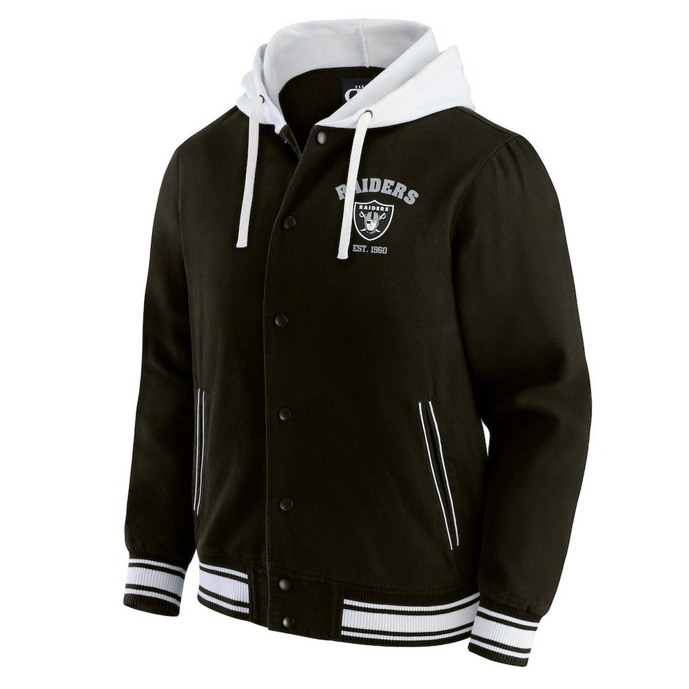 Fanatics Las Vegas Raiders Darius Rucker Collection Full-Snap Hoodie Jacket Black