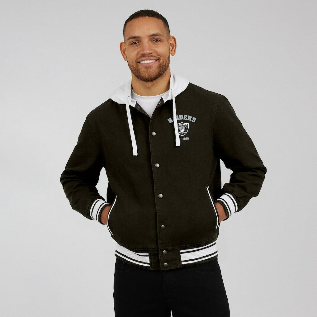 Fanatics Las Vegas Raiders Darius Rucker Collection Full-Snap Hoodie Jacket Black