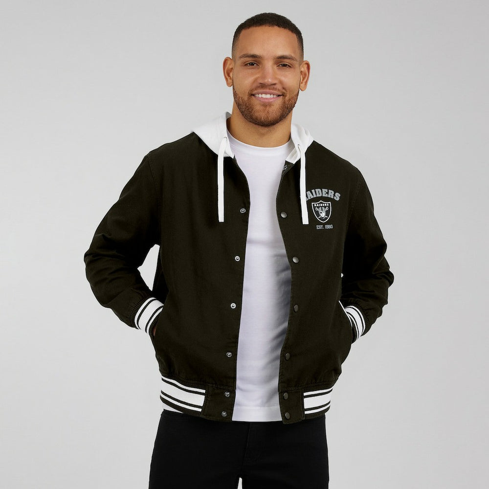 Fanatics Las Vegas Raiders Darius Rucker Collection Full-Snap Hoodie Jacket Black