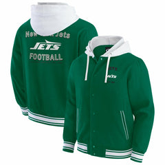 Fanatics New York Jets Darius Rucker Collection Full-Snap Hoodie Jacket Green
