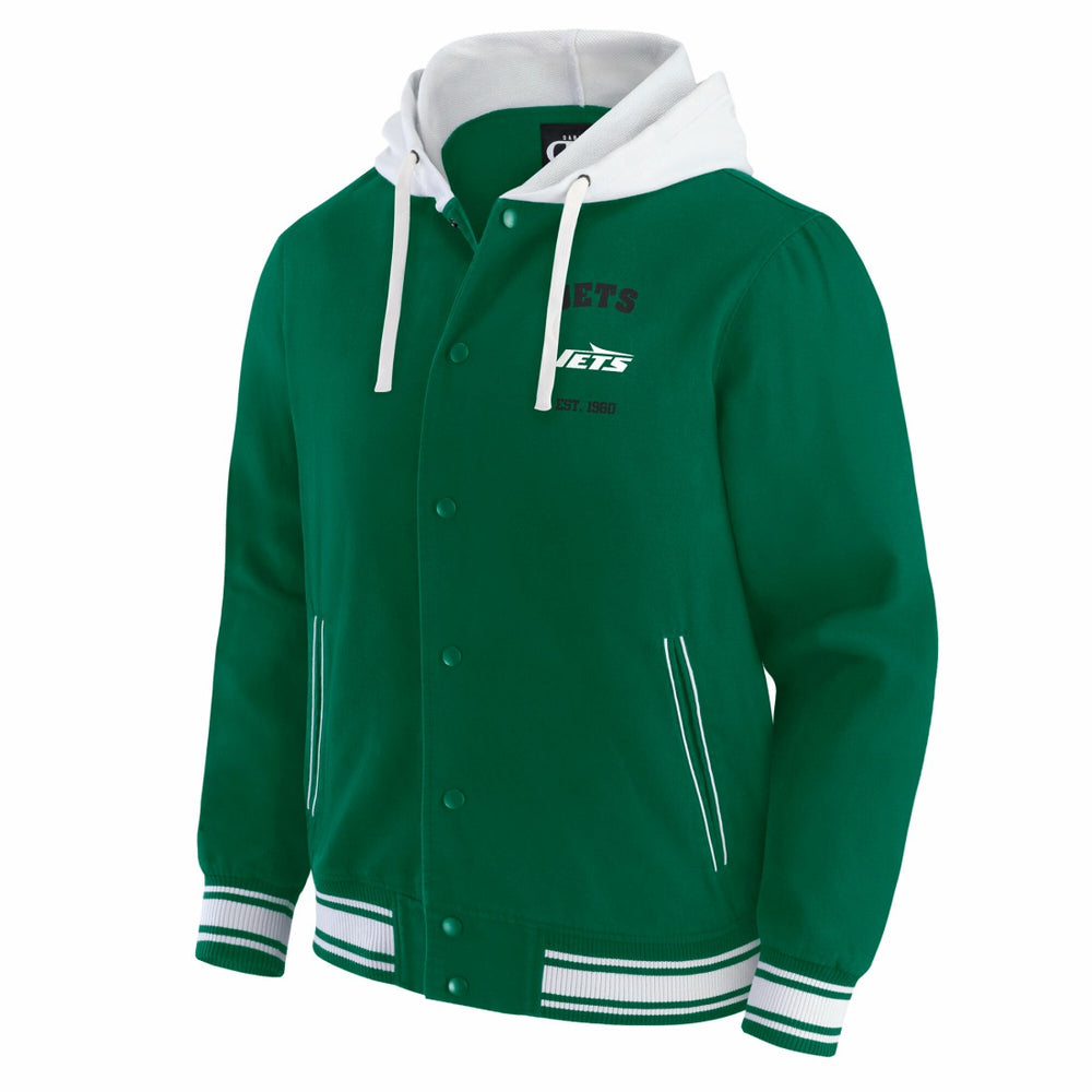 Fanatics New York Jets Darius Rucker Collection Full-Snap Hoodie Jacket Green