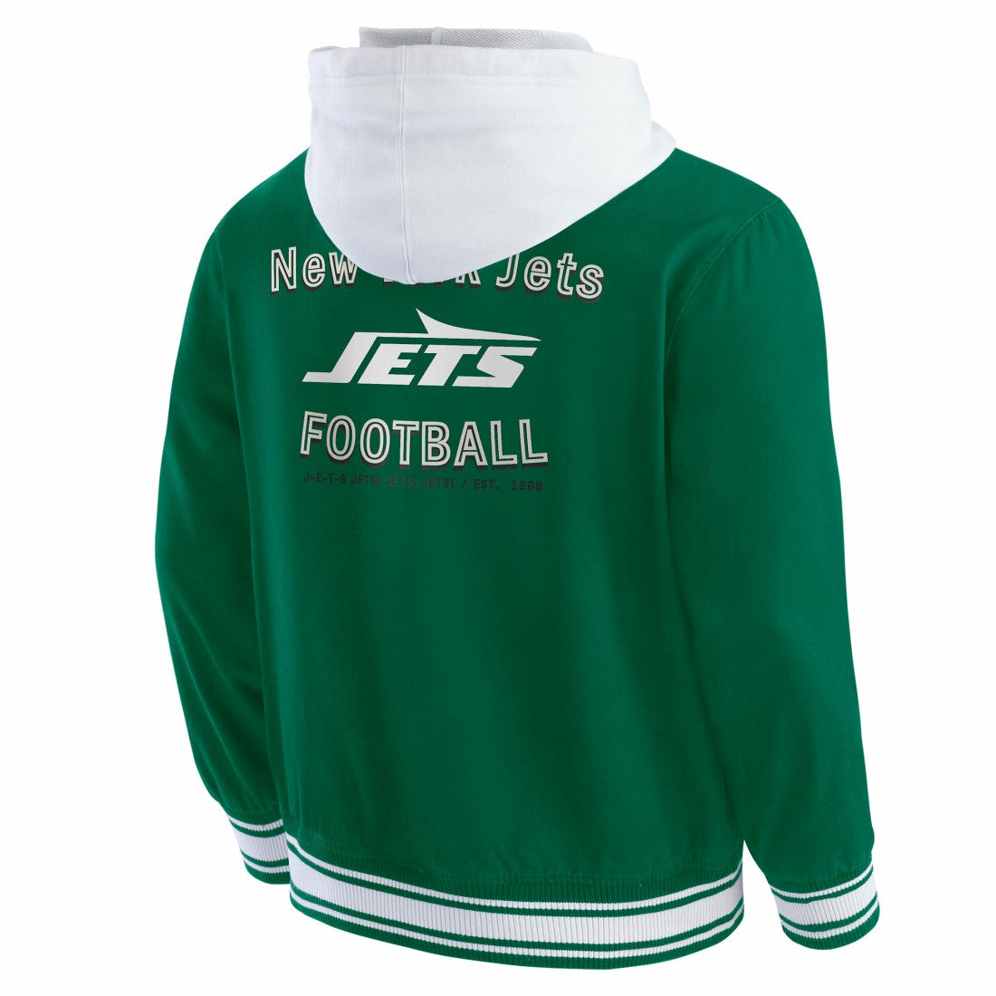 Fanatics New York Jets Darius Rucker Collection Full-Snap Hoodie Jacket Green