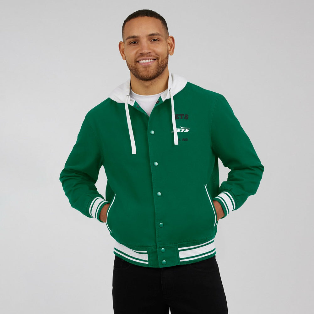 Fanatics New York Jets Darius Rucker Collection Full-Snap Hoodie Jacket Green