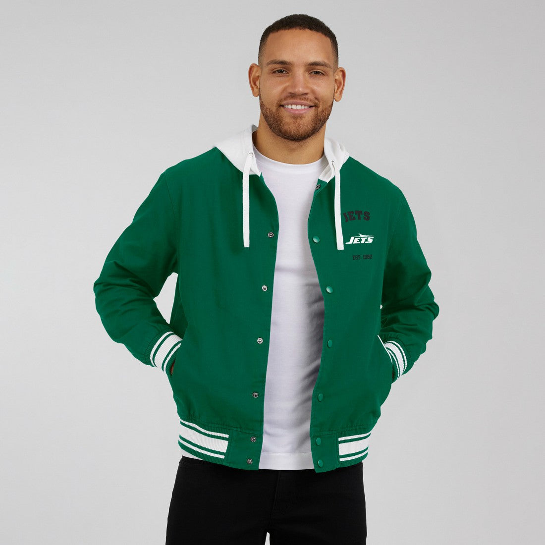 Fanatics New York Jets Darius Rucker Collection Full-Snap Hoodie Jacket Green