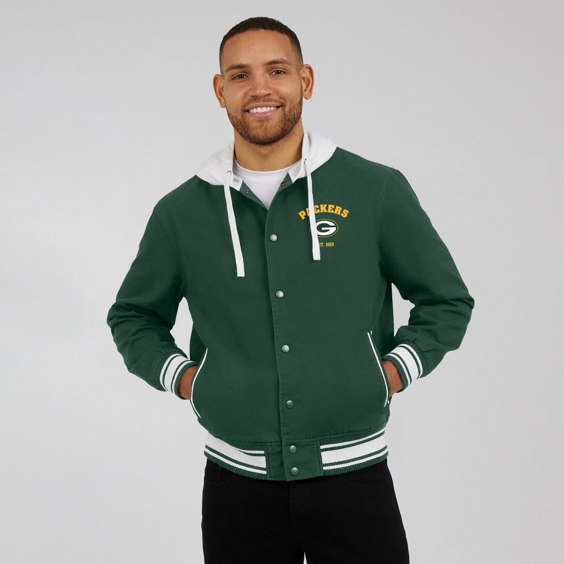 Fanatics Green Bay Packers Darius Rucker Collection Full-Snap Hoodie Jacket Green