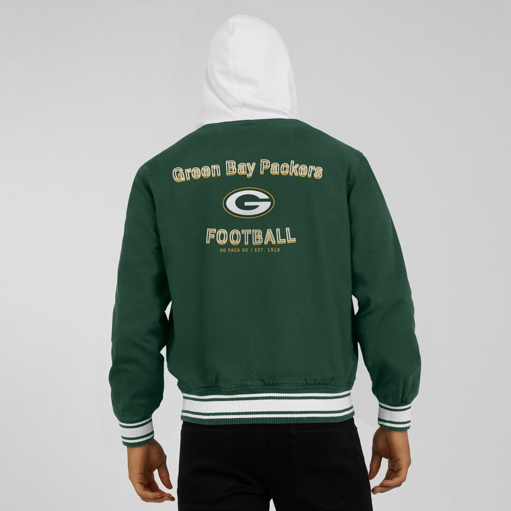 Fanatics Green Bay Packers Darius Rucker Collection Full-Snap Hoodie Jacket Green