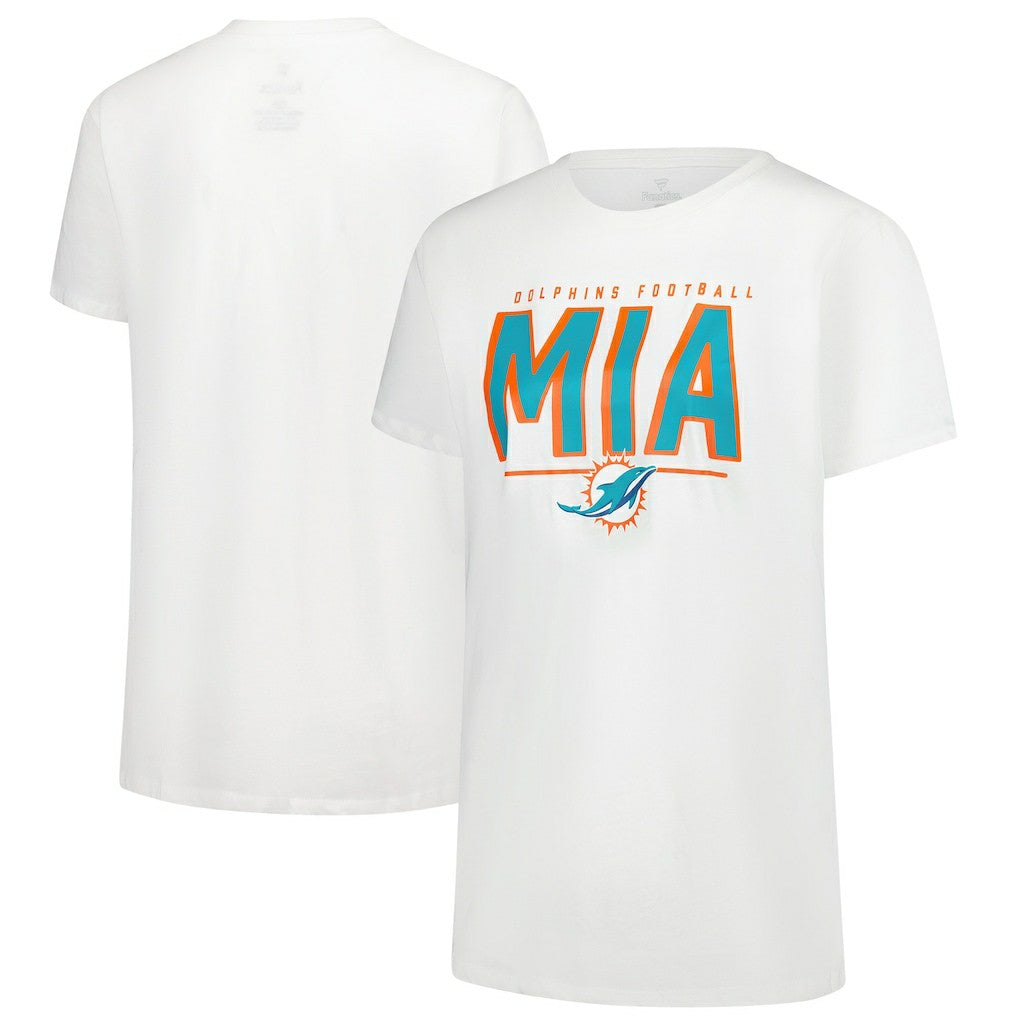 Fanatics Miami Dolphins Women's Cheerleader T-Shirt White