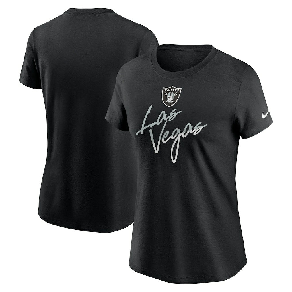 Nike Las Vegas Raiders Women's Team City Roll T-Shirt Black