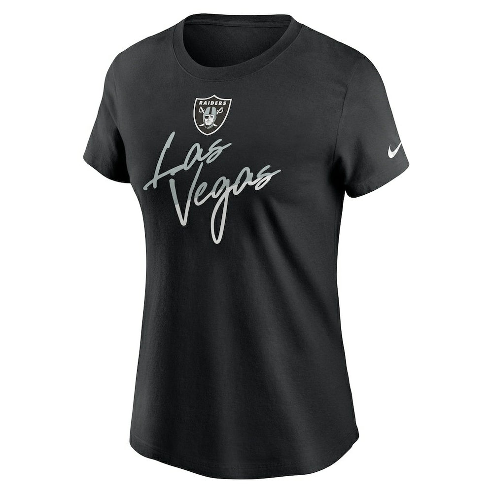 Nike Las Vegas Raiders Women's Team City Roll T-Shirt Black
