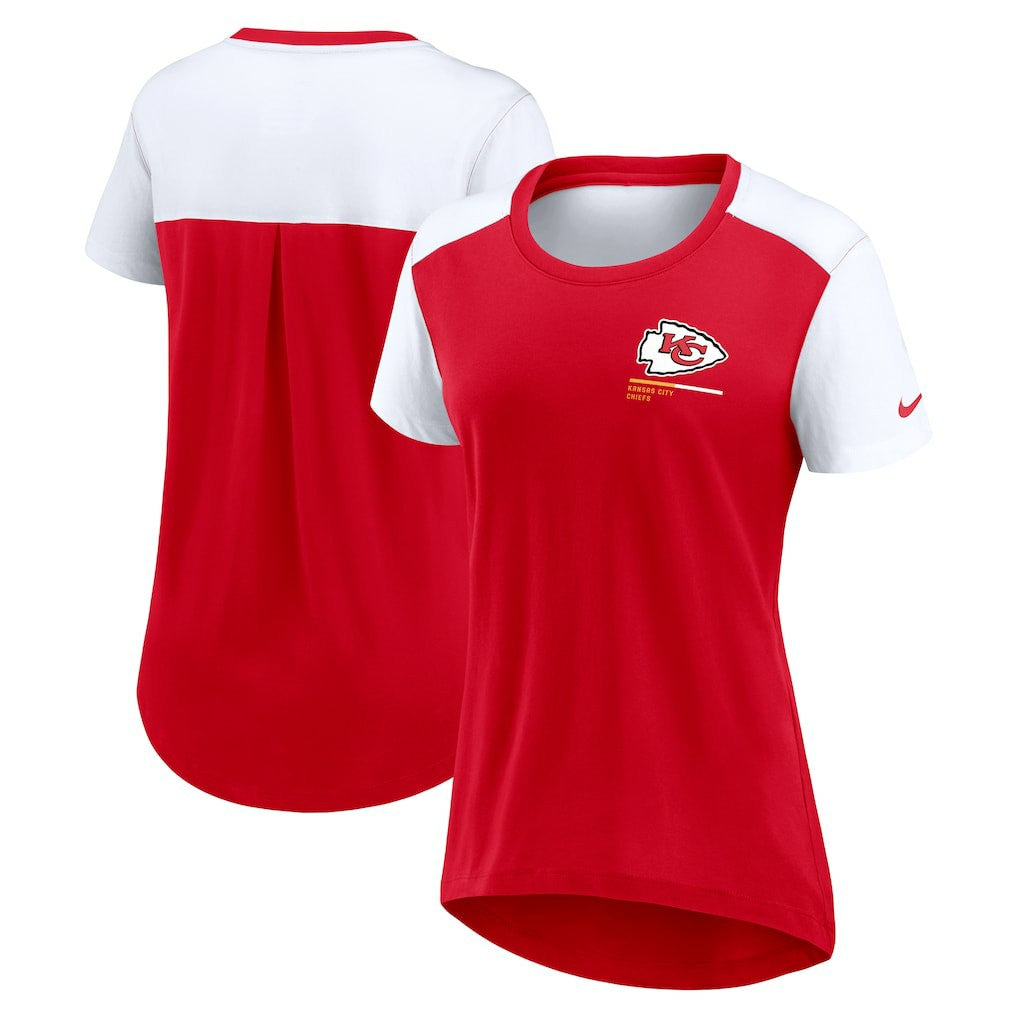 Nike Kansas City Chiefs Women's Preferred Yoga Inspired Fashion Top Red