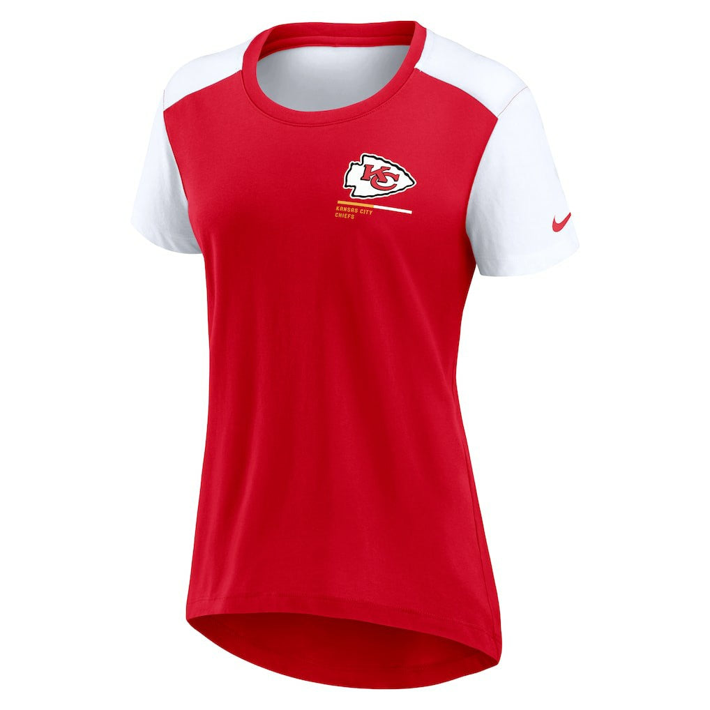 Nike Kansas City Chiefs Women's Preferred Yoga Inspired Fashion Top Red