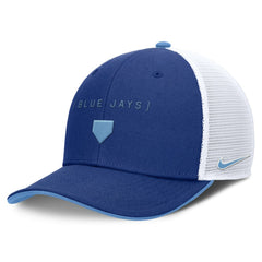 Toronto Blue Jays Nike Rise Diamond Plate Performance Trucker Flex Hat - Royal - Nike Sale