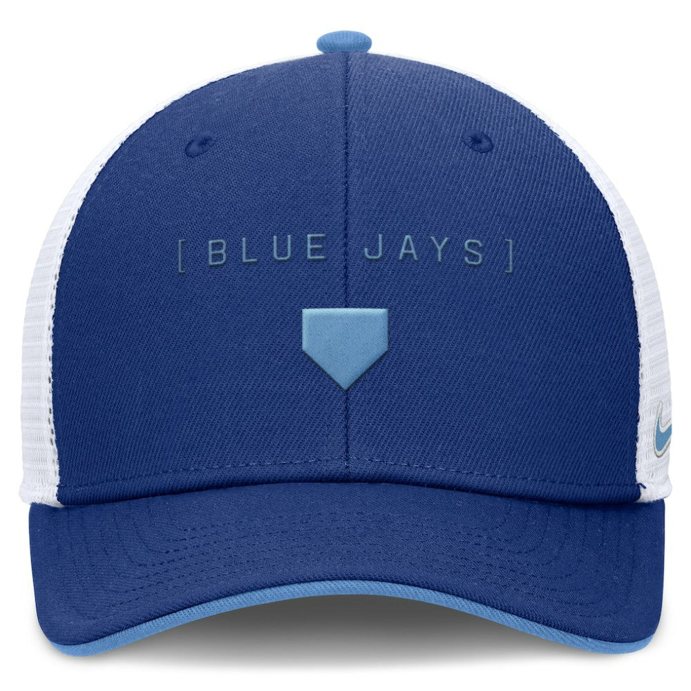 Toronto Blue Jays Nike Rise Diamond Plate Performance Trucker Flex Hat - Royal - Nike Sale