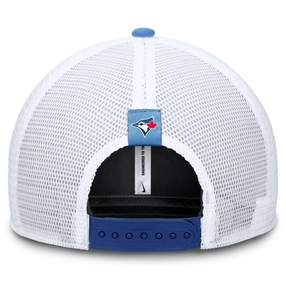Toronto Blue Jays Nike Rise Diamond Plate Performance Trucker Flex Hat - Royal - Nike Sale