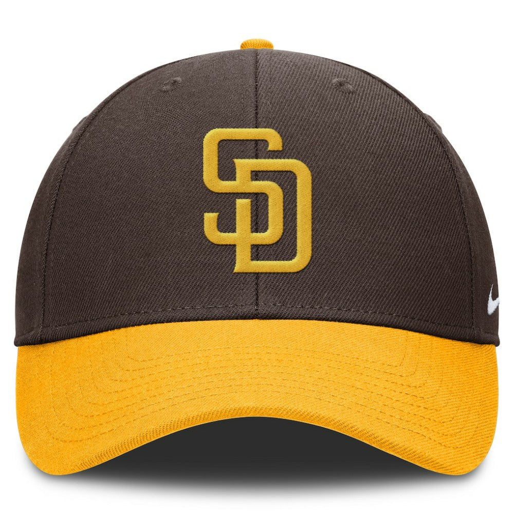 San Diego Padres Nike Club Performance Adjustable Hat - Brown - Nike Lifestyle