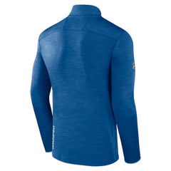 Winnipeg Jets Fanatics Authentic Pro Lightweight Quarter-Zip Pullover - Heather Blue - NHL 202684844