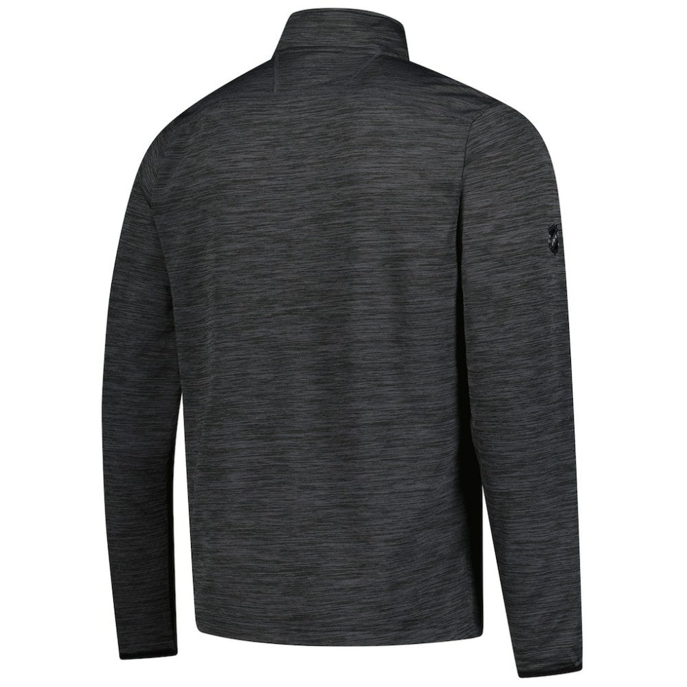 Calgary Flames Fanatics Authentic Pro Lightweight Quarter-Zip Pullover - Heather Charcoal - NHL 202684867