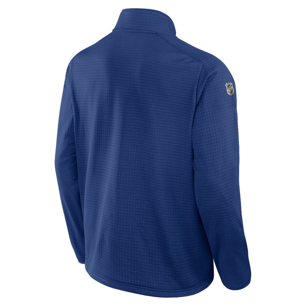 Vancouver Canucks Fanatics Authentic Pro Rink Quarter-Zip Top - Blue - NHL 202684885
