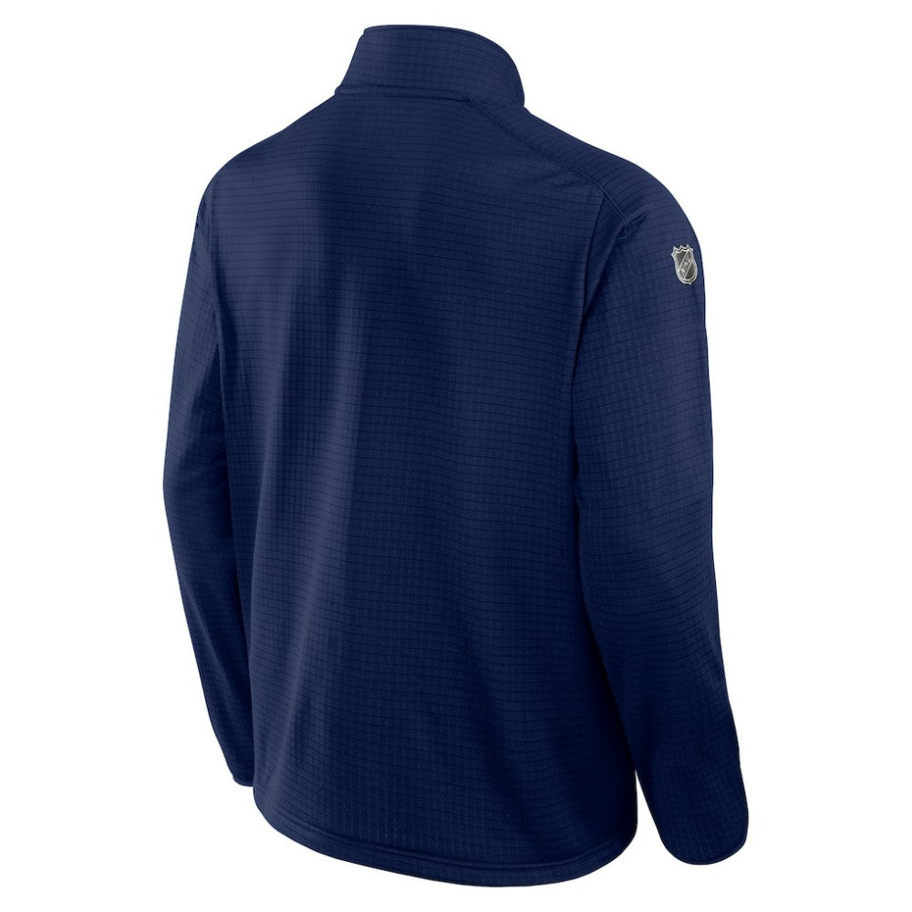 Winnipeg Jets Fanatics Authentic Pro Rink Quarter-Zip Top - Navy - NHL 202684908