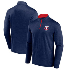Minnesota Twins Fanatics Fundamentals Quarter-Zip Pullover - Heather Navy - Fanatics on Sale