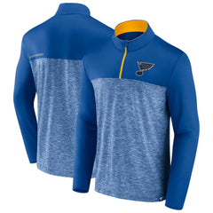 St. Louis Blues Fanatics Iconic Defender Quarter-Zip Jacket - Blue - NHL 202684949