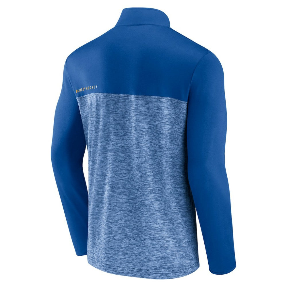 St. Louis Blues Fanatics Iconic Defender Quarter-Zip Jacket - Blue - NHL 202684949