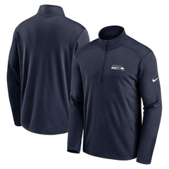 Nike Seattle Seahawks Pacer Half-Zip Pullover College Navy