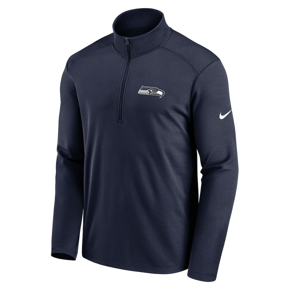 Nike Seattle Seahawks Pacer Half-Zip Pullover College Navy