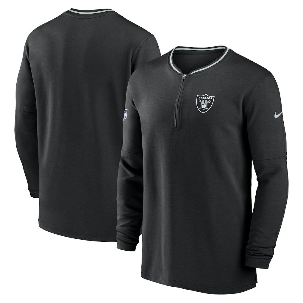 Nike Las Vegas Raiders Coach Half-Zip Sweatshirt Black