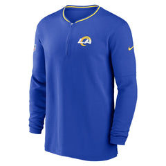 Nike Los Angeles Rams Coach Half-Zip Sweatshirt Royal