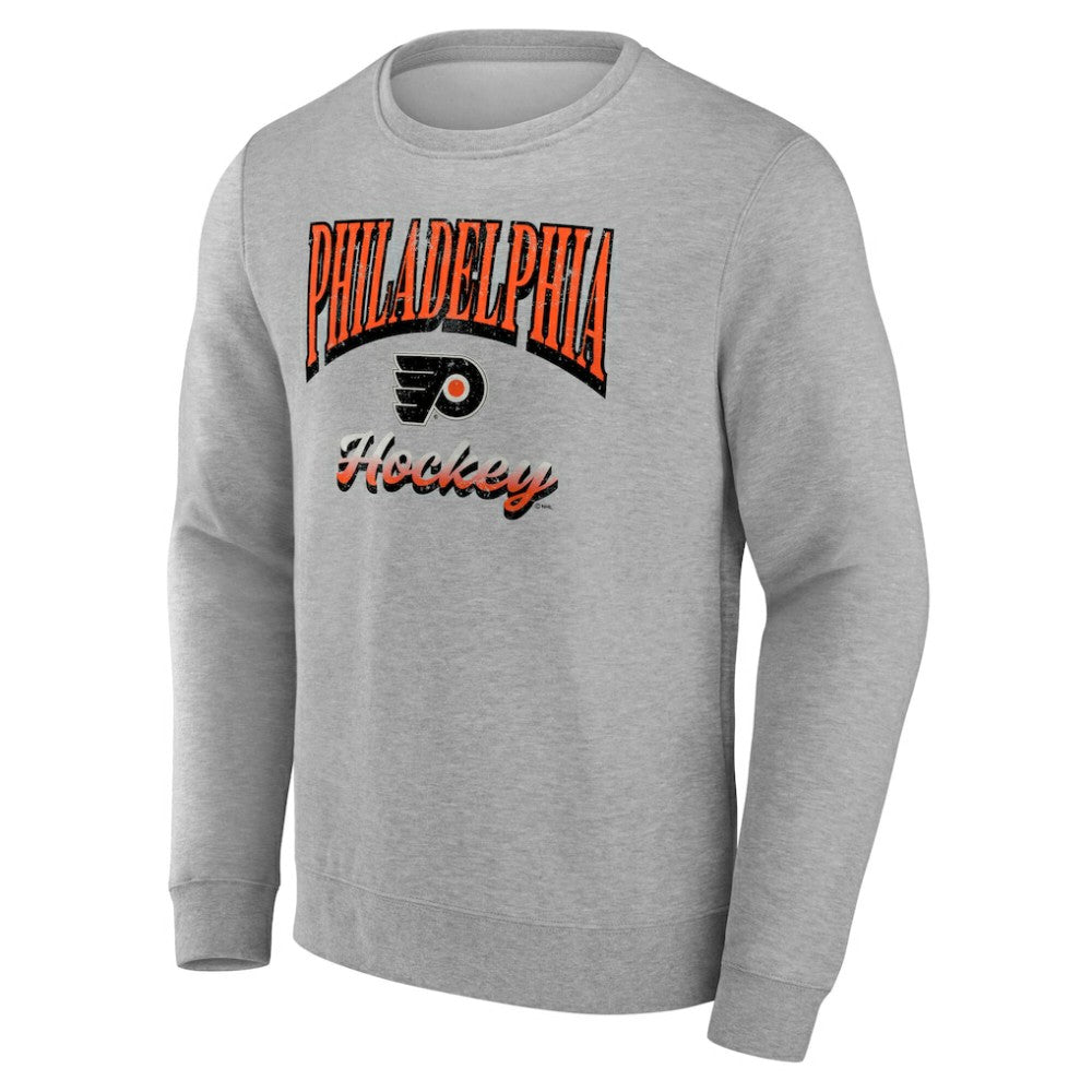Philadelphia Flyers Fanatics Light the Candle Fleece Pullover Sweatshirt - Gray - NHL 202685652