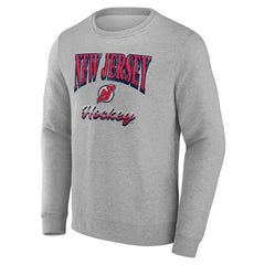 New Jersey Devils Fanatics Light the Candle Fleece Pullover Sweatshirt - Gray - NHL 202685655