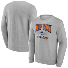 New York Islanders Fanatics Light the Candle Fleece Pullover Sweatshirt - Gray - NHL 202685656