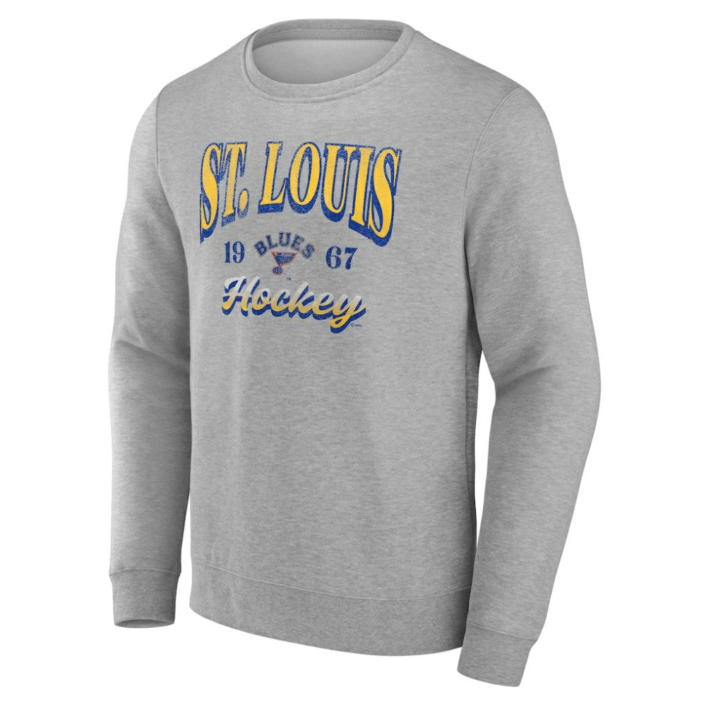 Fanatics St. Louis Blues Gray Nimbus Fleece Pullover Sweatshirt - NHL 202685659