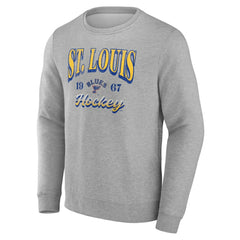 Fanatics St. Louis Blues Gray Nimbus Fleece Pullover Sweatshirt - NHL 202685659