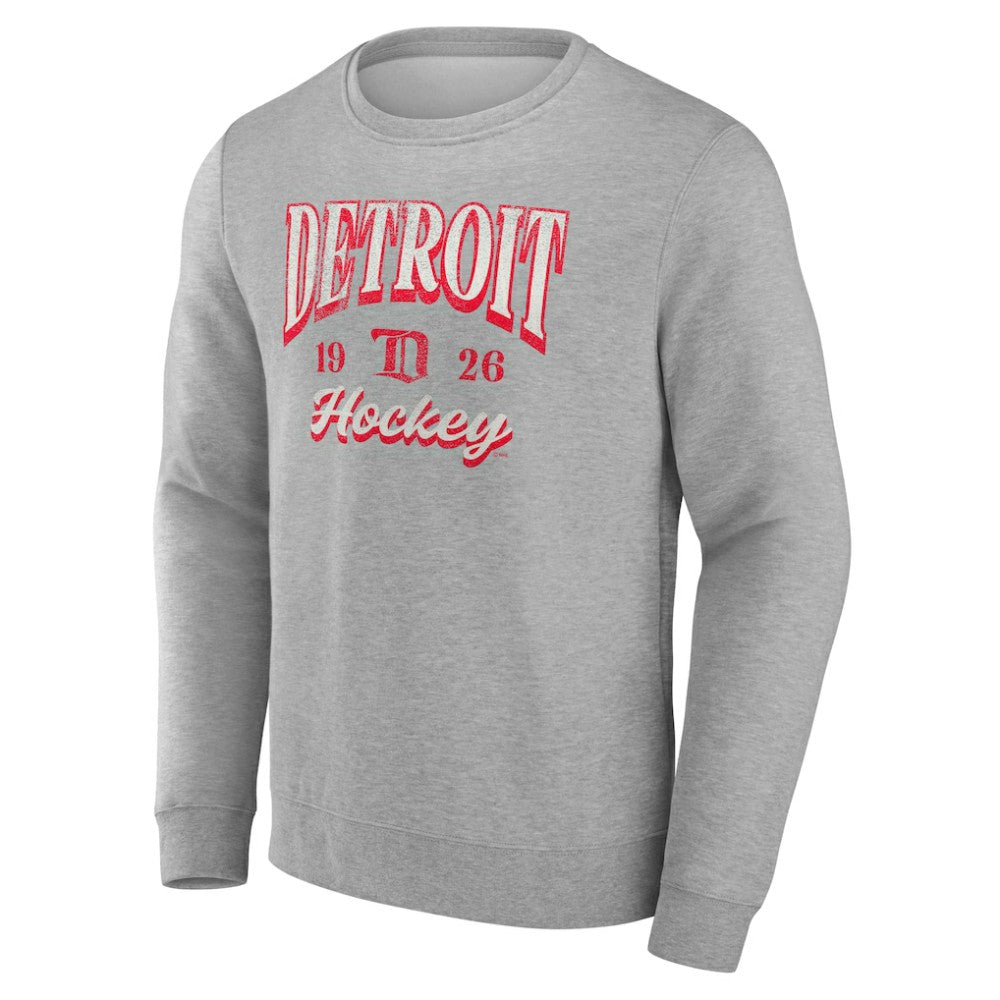 Fanatics Detroit Red Wings Gray Nimbus Fleece Pullover Sweatshirt - NHL 202685662