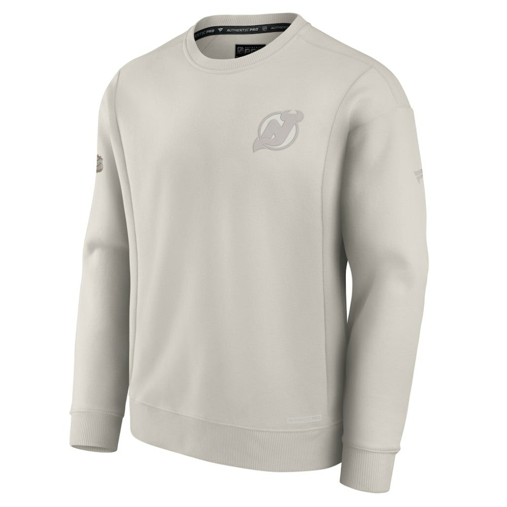 New Jersey Devils Fanatics Authentic Pro Road Fleece Sweatshirt - Gray - NHL 202685674