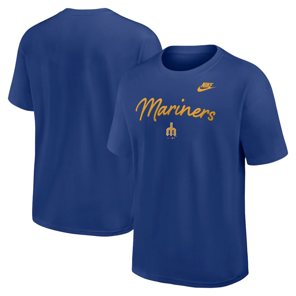 Seattle Mariners Nike Cooperstown Collection Max90 T-Shirt - Royal - Nike Discount