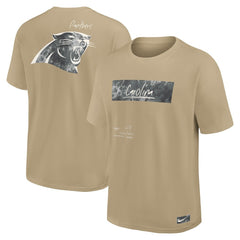 Nike Carolina Panthers Statement Max90 T-Shirt Tan