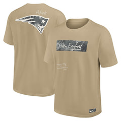 Nike New England Patriots Statement Max90 T-Shirt Tan