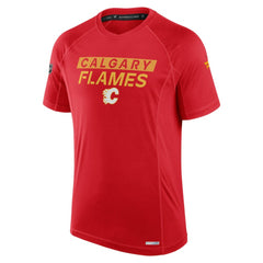 Calgary Flames Fanatics Authentic Pro Rink Tech T-Shirt - Red - NHL 202687801