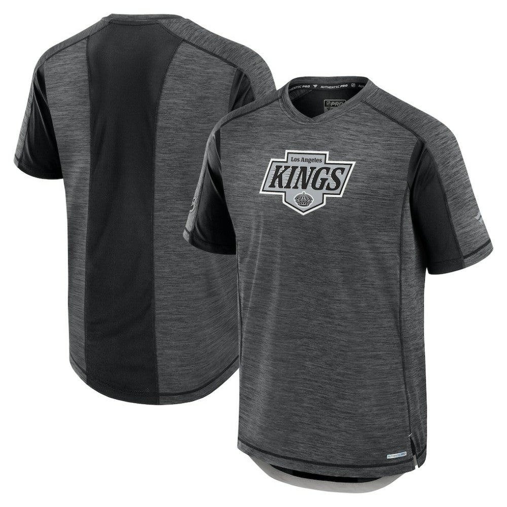 Los Angeles Kings Fanatics Authentic Pro Rink Performance T-Shirt - Heather Charcoal - NHL 202687824