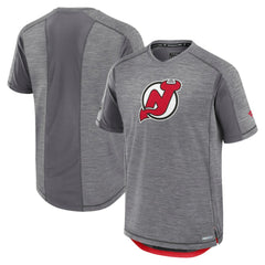 New Jersey Devils Fanatics Authentic Pro Rink Performance T-Shirt - Heather Gray - NHL 202687830