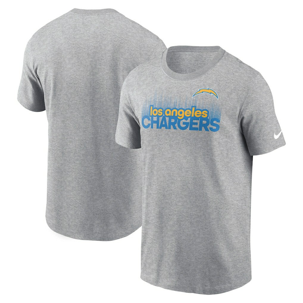Nike Los Angeles Chargers Local Essential T-Shirt Heather Gray