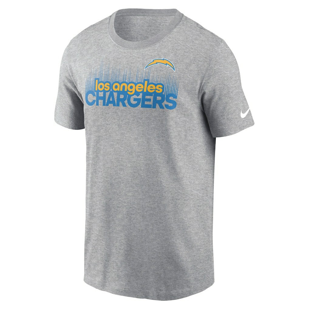 Nike Los Angeles Chargers Local Essential T-Shirt Heather Gray