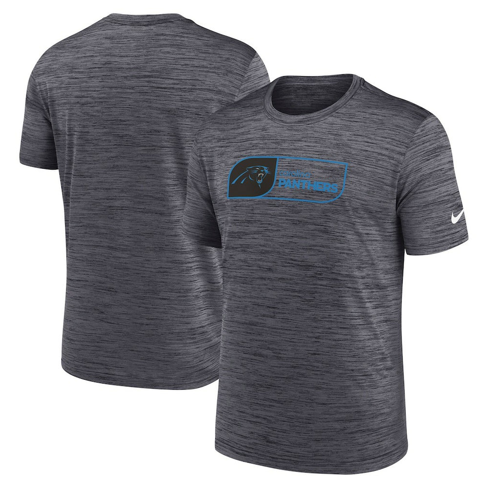Nike Carolina Panthers Velocity Jock Tag Performance T-Shirt Black