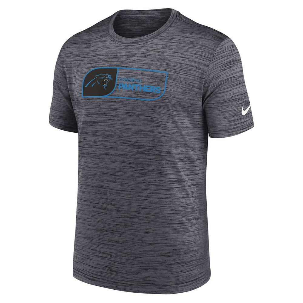Nike Carolina Panthers Velocity Jock Tag Performance T-Shirt Black